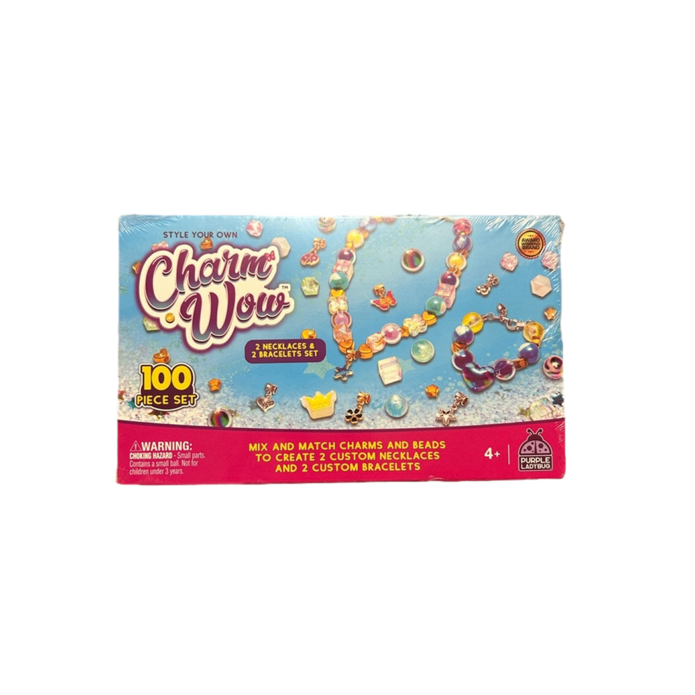 Charm wow necklace & bracelet making kit DIY gift ideas for girls age 5 6 7 8 9